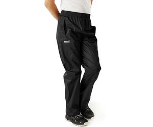 Regatta Kids Pack-It Waterproof Overtrousers Lightweight Breathable Rain Protection