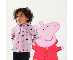 Regatta Kids Peppa Pig Muddy Puddle Waterproof Hooded Jacket Boys Girls