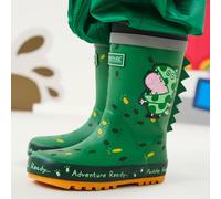 Regatta Peppa Pig Puddle Wellies Dino Green, Size: UK Junior 2