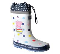 Regatta Kids Peppa Pig Splash Wellies Durable Rubber Wellington Boots Drawcord