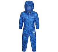 Regatta Kids puddle suit - all in one waterproof for kids - Breathable and rain proof hooded outdoor warm Puddlesuit - reflective trim and taped Seams - playsuit For Boys and Girls