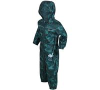 Regatta Kids puddle suit - all in one waterproof for kids - Breathable and rain proof hooded outdoor warm Puddlesuit - reflective trim and taped Seams - playsuit For Boys and Girls