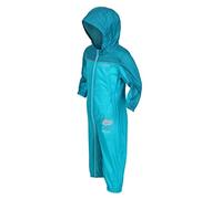 Regatta Kids puddle suit - all in one waterproof for kids - Breathable and rain proof hooded outdoor warm Puddlesuit - reflective trim and taped Seams - playsuit For Boys and Girls