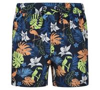Regatta Kids Skander II Tropical Swim Shorts - Navy - 11-12 Years - Navy