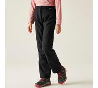 Regatta Childrens/Kids Softshell Hiking Trousers (9-10 Years) (Black)