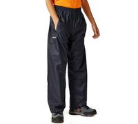 Regatta Kids' Overtrousers Stormbreak Waterproof Lightweight Breathable Navy 26"