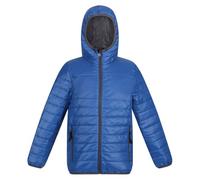 Regatta Professional Kids Water-repellent Stormforce Thermal Insulated Hooded Jacket Royal Blue, Size: 9-10 yrs