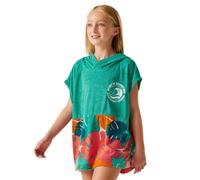 Kids Towel Robe Regatta Turquoise 5-9 Years