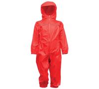 (36-48 months, Classic Red) Regatta Professional Baby/Kids Paddle All In One Rain Suit