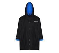 Regatta Kids Unisex Childrens/Kids Back Print Changing Robe (Black/Oxford Blue) - Size 5-8Y