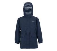 Regatta Kids Unisex Childrens/Kids Ballina Stripe Waterproof Jacket (Navy/White) - Size 11-12Y