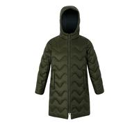 Regatta Kids Unisex Childrens/Kids Cambrie Quilted Jacket (Dark Khaki/Black) material_Synthetic - Size 11-12Y