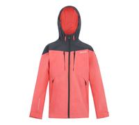 Regatta Kids Unisex Childrens/Kids Highton VI Waterproof Jacket (Peach Bloom/Seal Grey) - Size 3-4Y