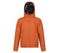 Regatta Kids Unisex Childrens/Kids Kyrell Camo Reversible Jacket (Burnt Copper/Black) - Orange - Size 14Y
