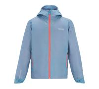 Regatta Kids Unisex Childrens/Kids Lever Waterproof Shell Jacket (Washed Denim/Peach Pink) - Medium Blue - Size 5-6Y