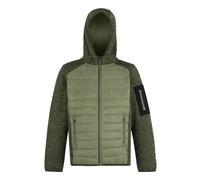 Regatta Kids Unisex Childrens/Kids Newhill Hybrid Jacket (Oil Green) - Size 5-6Y