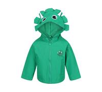 Regatta Kids Unisex Childrens/Kids Stompy The Dinosaur Waterproof Jacket (Jellybean Green) - Size 3-4Y