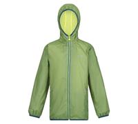 Regatta Kids Unisex Great Outdoors Childrens/Kids Lever II Packaway Rain Jacket (Piquant Green) - Light Green - Size 3-4Y