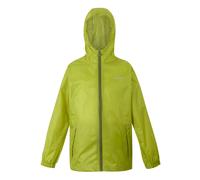 Regatta Kids Unisex Great Outdoors Childrens/Kids Pack It Jacket III Waterproof Packaway Black (Grenoble Green) - Size 11-12Y