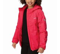 Regatta Kids Volcanics VII Reflective Waterproof Rain Jacket - Pink - 9-10 Yrs