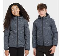 Regatta Kids Waterproof Volcanics VIII Reflective Jacket Seal Grey Terrain Print, Size: 13 Years