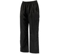 Regatta Kids Pack It Waterproof Overtrousers - Black -3-4 Yrs