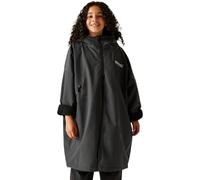 Regatta Kids Waterproof Changing Robe Pro Fur Hood Warm Fleeced Lined Oversized Coat