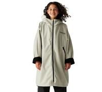 Regatta Kids Waterproof Changing Robe Pro Fur Hood Warm Fleeced Lined Oversized Coat