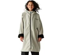 Regatta Kids Waterproof Changing Robe Pro Fur Hood Warm Fleeced Lined Oversized Coat