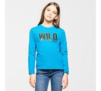 Kids' Wenbie Long-sleeved Top, Blue 7-8Y