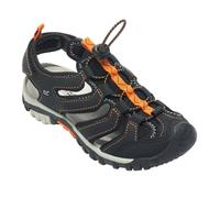 Regatta Kids Westshore IV Sandals - Black/Rusty Orange - 1 UK - Black/Rusty Orange - 100% Mixed
