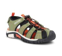 Regatta Kids' Westshore Lightweight Walking Sandals Nephrite Green Tango, Size: UK Infant 9