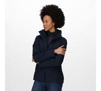 Regatta Kingsley navy women's waterproof 3-in-1 stretch softshell/coat #TRA144