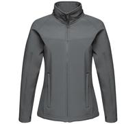 Regatta Womens Ladies Uproar Softshell Wind Resistant Jacket (Seal Grey) - Size 12 UK