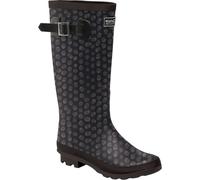 Regatta Lady Fairweather II Welly Boots Black Animal Print