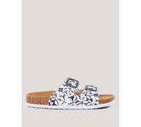 Regatta Lady Mia Floral Buckle Footbed Sliders Navy Mix