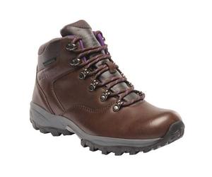 Regatta Ladys Bainsford Mid Walking Boots - Chestnut / Alpine Purple