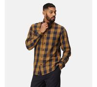 Regatta Lance Checked Shirt - Navy/Umber Bold Check navy/umber bold check M
