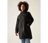 Regatta Levita Hooded Oversized Longline Raincoat Black