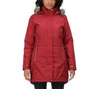 Regatta Lexis Waterproof Insulated Womens Parka Jacket Red Hooded Outdoor Coat