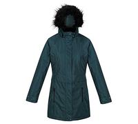 Regatta Lexis Waterproof Insulated Womens Parka Jacket Green Hooded Outdoor Coat