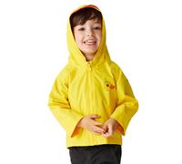 Regatta Kids Water-repellent Animal Print Waterproof Jacket Pebbles The Duck Sunbeam, Size: 4-5 Years
