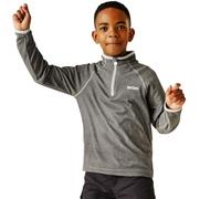 Regatta Loco Lightweight Polyester Quarter Zip Neck Microfleece Jacket Fleece - Light Steel/Light Steel, 7-8