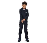 Regatta Loco - Micro Stripe Fleece with Half Zip Fleece, Kids, Dark Denim, 9-10