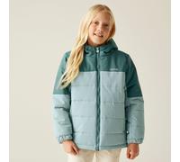 Regatta Lofthouse Durable Insulating Baffled Hooded Jacket in Aqua | Size: 6-7 Years Regatta Aqua 6-7 Years