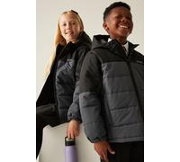 Regatta Lofthouse Durable Insulating Padded Hooded Jacket in Jet Black | Size: 11-12 Years Regatta Jet Black 11-12 Years