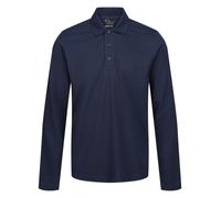 Regatta Long Sleeve Pique Polo Shirt Mens 65/35 Polycotton Casual Workwear Top