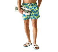 Regatta Men's Quick-Drying Loras Swim Shorts Oxford Blue Family Hawaiian Print
