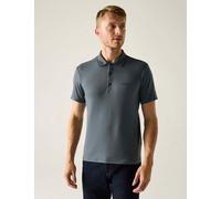 Regatta Maverik Stretch Tipped Collar Polo Shirt Grey