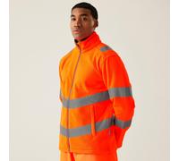Regatta Mens Hi-Vis Pro Contract Thor Full Zip Fleece - Orange - L